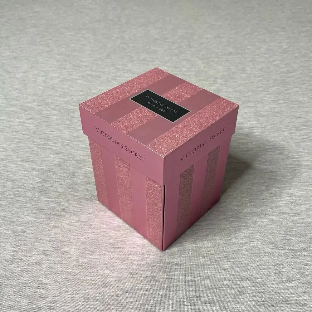 Victoria’s Secret Pink Shimmer NYC Snow Globe Storage Empty Gift Box